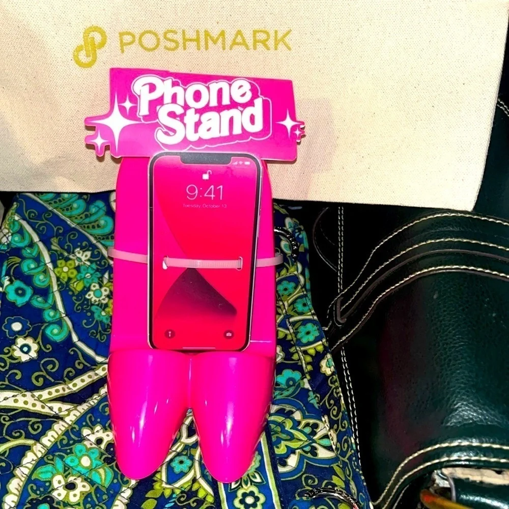 📱🆕📱High-Heeled Shoe-Shaped Cell Phone Holder In Pink
